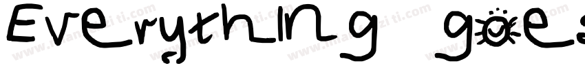 Everything goes smoothly字体转换
